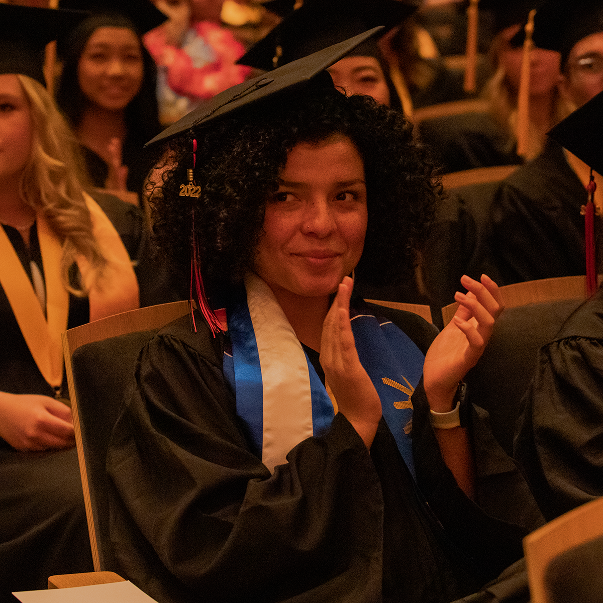 Normandale student at commencement